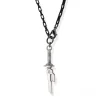 collier de cosplay anime jujutsu kaisen toji fushiguro, lance inversée du ciel, porte clés, ras du cou, bijoux cadeaux