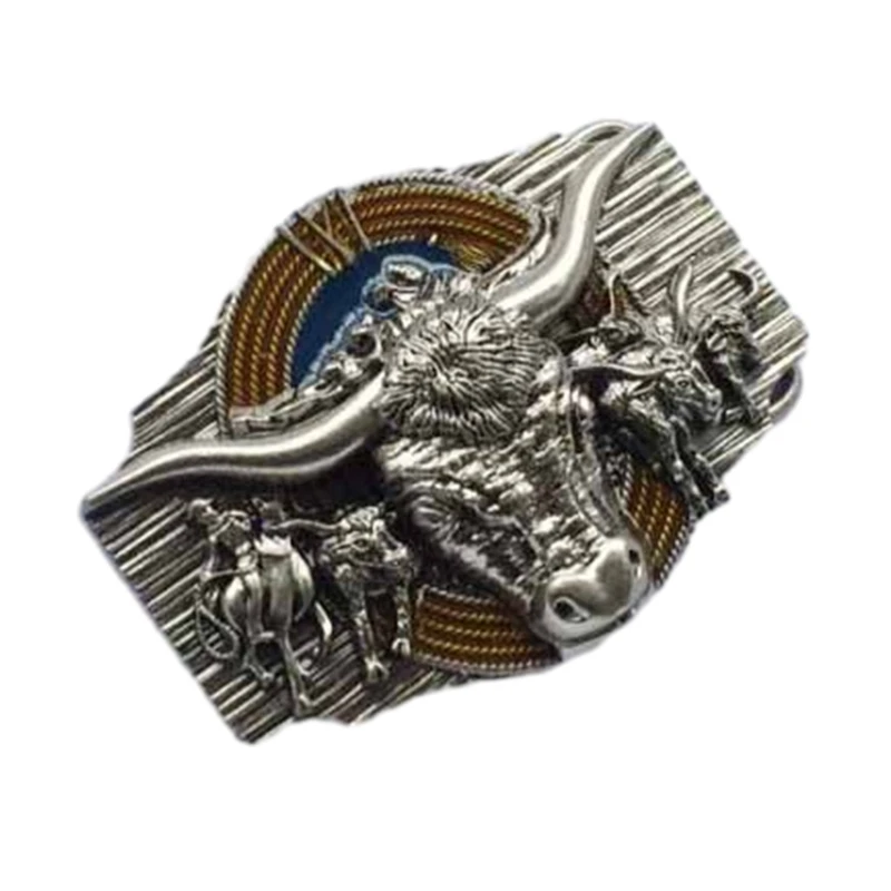boucle de ceinture tête de bœuf, boucle de ceinture de cowboy occidental, boucle de ceinture sculptée à motif de bœuf pour accessoires de ceinture boucle de ceinture tête de bœuf, boucle de ceinture de cowboy occidental, boucle de ceinture sculptée à motif de bœuf pour accessoires de ceinture