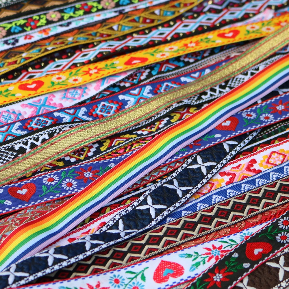 ruban de dentelle de broderie ethnique vintage, garniture boho, accessoires de sac bricolage everthe, brodé, cent styles, 5 yards, 16 ~ 25mm, 5/8, 1 po ruban de dentelle de broderie ethnique vintage, garniture boho, accessoires de sac bricolage everthe, brodé, cent styles, 5 yards, 16 ~ 25mm, 5/8, 1 po
