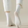 chaussettes japonaises à deux orteils pour hommes et femmes, tongs kimonos, sandales, bas en coton, chaussette fendue, anti friction, soie nia shoe sox, 1 paire, 2 paires