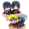 figurine de dessin animé naruto naruto 9cm, kakashi, version q, kawaii sasuke itachi, décoration de voiture, modèle de collection