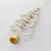 ornement de noël fait à la main de style bohème pour la maison, pendentif en macramé tissé à la main, décor d'arbre, cadeaux de nouvel an