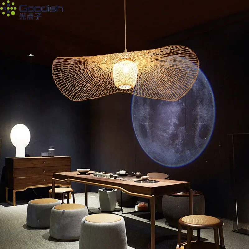 japonais wabi sabi pendentif led lumières bambou rotin lustre lampes à suspension pour salon salle à manger chambre décoration de la maison lustre japonais wabi sabi pendentif led lumières bambou rotin lustre lampes à suspension pour salon salle à manger chambre décoration de la maison lustre