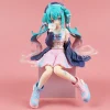 nouveau hatsune miku anime figure rose sakura position assise pvc figure modèle jouet décoration recueillir des cadeaux enfants cadeaux d'anniversaire