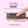 brosse de massage du cuir chevelu japonaise premium, brosse démêlante pour cheveux bouclés et humides, shampoing, masseur de tête, outils de coiffure