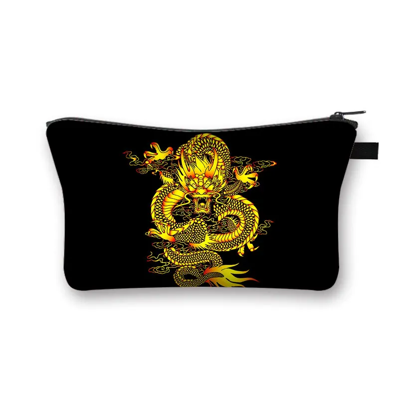 trousse à cosmétiques japonaise koi fish crane pour femmes, trousse de maquillage harajuku, sac de beauté pour filles, trousse de toilette cosmétique hip hop, dragon asiatique trousse à cosmétiques japonaise koi fish crane pour femmes, trousse de maquillage harajuku, sac de beauté pour filles, trousse de toilette cosmétique hip hop, dragon asiatique