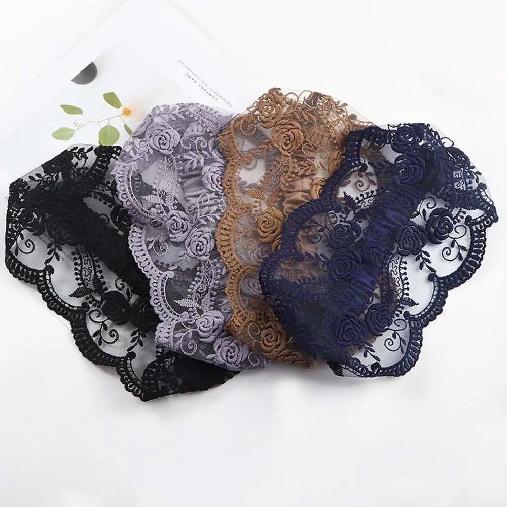 Bandeau de sauna en dentelle transparente, cerceau à cheveux en maille légère, bandeaux creux, coiffure de style coréen, tête large sur le côté, rond, mère Bandeau de sauna en dentelle transparente, cerceau à cheveux en maille légère, bandeaux creux, coiffure de style coréen, tête large sur le côté, rond, mère