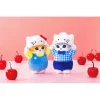 kawaii sanrio peluche porte clés pendentif dessin animé mofusand requin chat travestissement hello kitty kuromi poupée trucs sac à dos décor cadeau