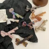 Épingle à cheveux avec nœud en acide acétique marbré de 2023cm, accessoires pour cheveux, jolie fille, frange, clip de bord, nouvelle collection 6.5