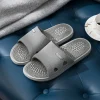pantoufles de massage simples, solides et épaisses, tongs antidérapantes à plateforme et bout ouvert, vêtements de plage eva, sandales d'intérieur pour la plage