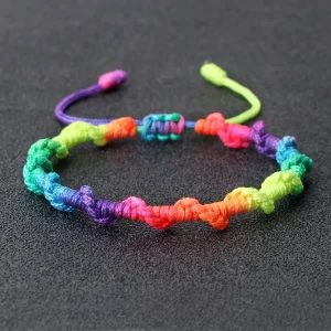 Bracelets tressés en fil coloré pour femmes et hommes, faits à la main, ficelle rouge porte-bonheur, bouddhiste tibétain, Bracelets d’amitié, cadeau Bracelets tressés en fil coloré pour femmes et hommes, faits à la main, ficelle rouge porte-bonheur, bouddhiste tibétain, Bracelets d’amitié, cadeau