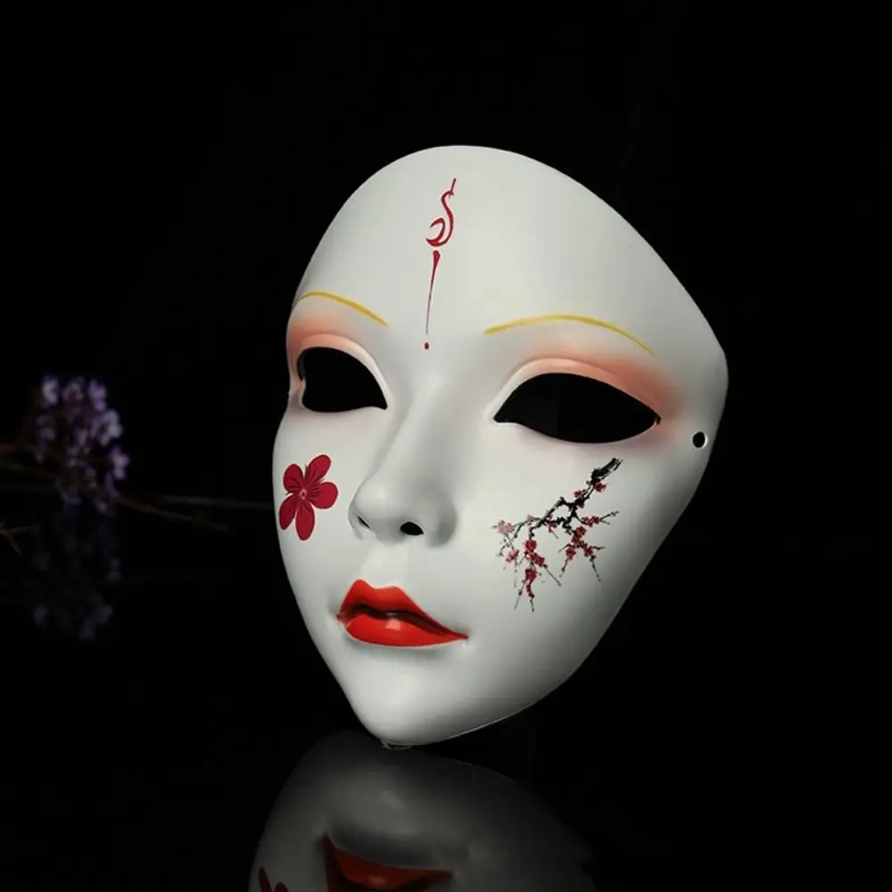 performance visage complet cosplay geisha masque habiller effrayant hanfu cosplay masque fleur drôle japonais masque jouet spectacle performance visage complet cosplay geisha masque habiller effrayant hanfu cosplay masque fleur drôle japonais masque jouet spectacle