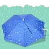 parapluie de pluie portable, protection uv, chapeau pliable, voyage en plein air, pêche, pare soleil, casquette de camping étanche, couvre chef