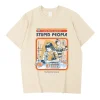 t shirts décontractés à manches courtes pour femmes, harajuku, vêtements pour personnes stupides, vêtements esthétiques respirants, hauts streetwear