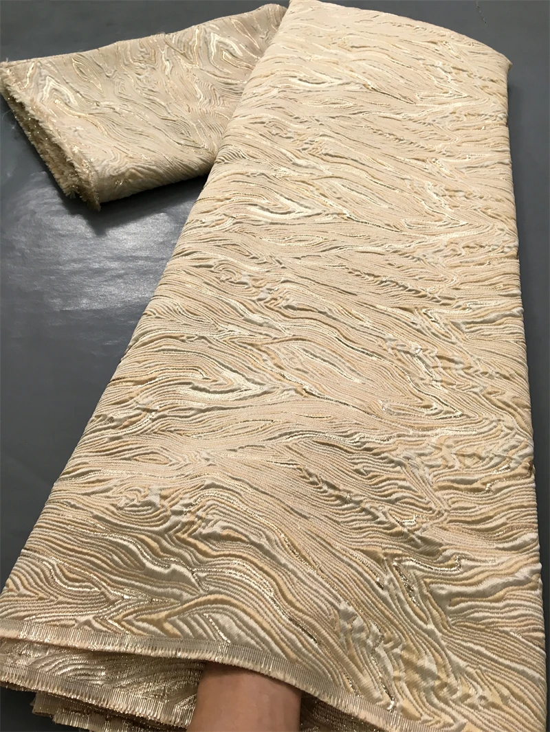 Tissu en dentelle brocart pour femmes, tissu damassé africain, tissu en dentelle jacquard de haute qualité, couture élégante pour robes de soirée, 2.5 verges, 4063 Tissu en dentelle brocart pour femmes, tissu damassé africain, tissu en dentelle jacquard de haute qualité, couture élégante pour robes de soirée, 2.5 verges, 4063
