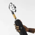 Parapluie de protection solaire de luxe pour hommes, parapluie pliant rétro créatif, extérieur, coupe-vent, anti-UV, parapluies d&rsquo;affaires, cadeaux