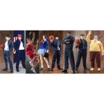 Figurine d&rsquo;action Dasin Hanamichi Sakuragi Kaede Rukawa Mitsui Hisashi Akagi Takenori Ryota Miyagi 1/12 PVC GT, en STOCK