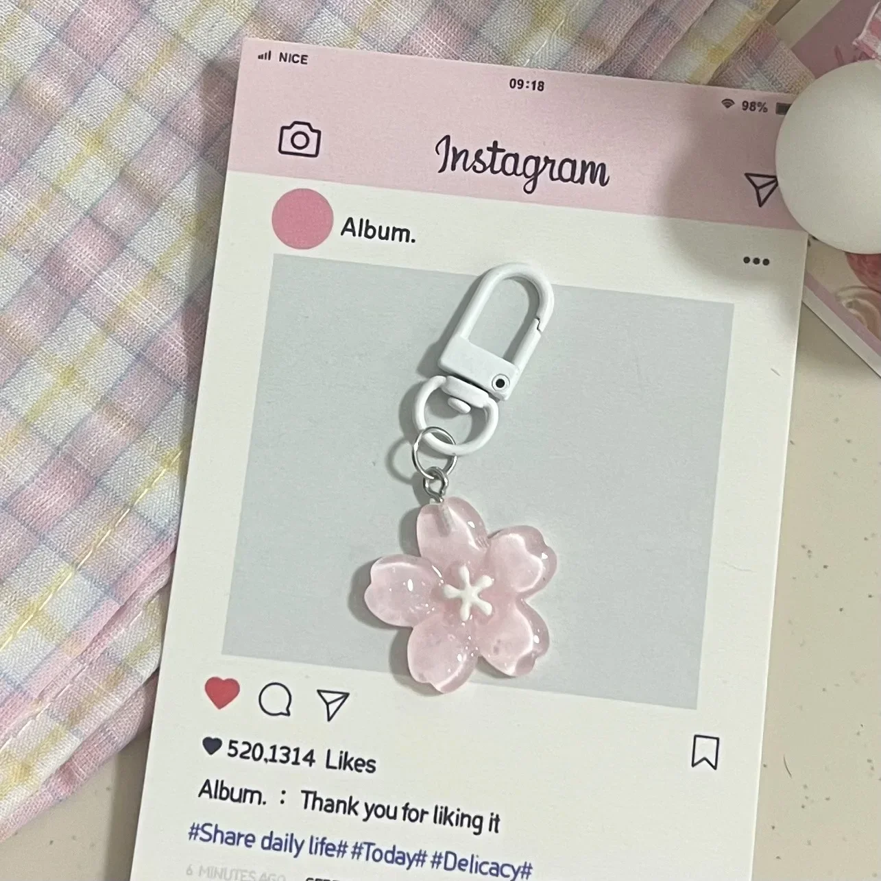 porte clés pendentif fleur et beurre translucide romantique, clé sakura simulée, résine jonone blossom jelly porte clés pendentif fleur et beurre translucide romantique, clé sakura simulée, résine jonone blossom jelly