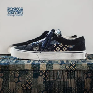 Maden-Chaussures basses en toile imprimée rétro japonaise pour hommes et femmes, marque de créateur, planche de gril prairie, haut pour les amoureux
