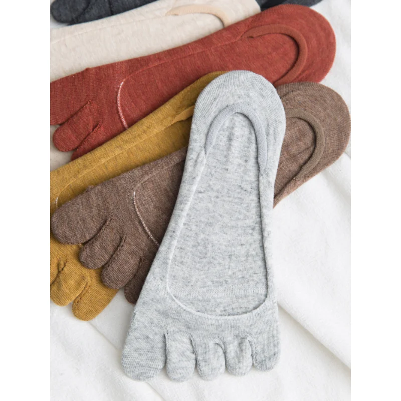 chaussettes à orteils invisibles en silicone, 3 paires, chaussettes à cinq doigts, en soie glacée, absorbant la sueur, ultra mince, drôle, chaussettes antidérapantes chaussettes à orteils invisibles en silicone, 3 paires, chaussettes à cinq doigts, en soie glacée, absorbant la sueur, ultra mince, drôle, chaussettes antidérapantes