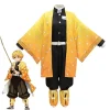 anime démon tueur kimetsu no yaiba agatsuma zenitsu costume cosplay donna kimono uniforme halloween vêtements de fête de noël