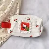 kawaii trousse de maquillage sac de rangement mignon kt modèle portable grande capacité stockage trousse de toilette kawaii filles cadeau d'anniversaire festival gif