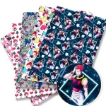 Tissu Hisoka de chasseur à temps plein, étoffe de dessin animé, en polyester et coton, couture à la main, patchwork imprimé Tissu Hisoka de chasseur à temps plein, étoffe de dessin animé, en polyester et coton, couture à la main, patchwork imprimé