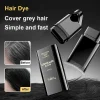 peigne de couleur de cheveux noir, stylo jetable, bâton de couleur de cheveux, couverture temporaire, artefacts de couverture de cheveux gris