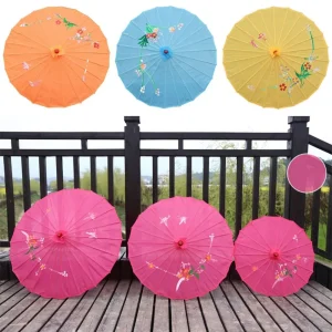 Parapluies Pliants avec Fleurs Peintes à la Main, Cadre de Parapluie d’Art Chinois, InjParasol pour Mariage, ixd’Anniversaire, Mariée, Demoiselle d’Honneur, 1Pc Parapluies Pliants avec Fleurs Peintes à la Main, Cadre de Parapluie d’Art Chinois, InjParasol pour Mariage, ixd’Anniversaire, Mariée, Demoiselle d’Honneur, 1Pc