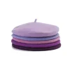 uspop béret en laine rose violet pour femme, série documents