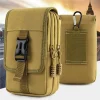 Sacs de ceinture tactiques d&rsquo;extérieur, sac à main pour téléphone, pochette de voyage, portefeuille, carte, clé, ceinture, sac de taille, Camping, randonnée, chasse, course à pied