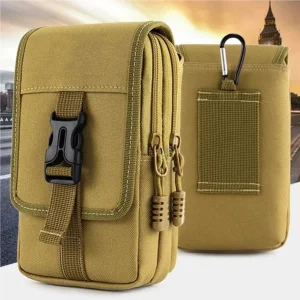 Sacs de ceinture tactiques d&rsquo;extérieur, sac à main pour téléphone, pochette de voyage, portefeuille, carte, clé, ceinture, sac de taille, Camping, randonnée, chasse, course à pied