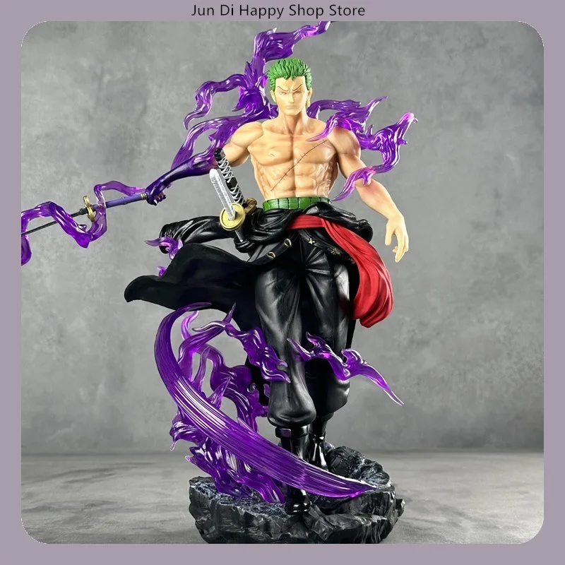 Statue de figurine de dessin animé Roronoa Zoro Enma, 33cm, une pièce, pose debout, décoration de bureau, cadeau Statue de figurine de dessin animé Roronoa Zoro Enma, 33cm, une pièce, pose debout, décoration de bureau, cadeau
