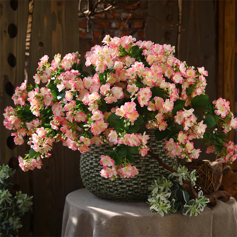 fleurs artificielles de jasmine en soie, petites fleurs blanches décoratives de noël pour la maison et le bureau, matériel d'arrangement de fleurs de mariage, accessoires photo fleurs artificielles de jasmine en soie, petites fleurs blanches décoratives de noël pour la maison et le bureau, matériel d'arrangement de fleurs de mariage, accessoires photo