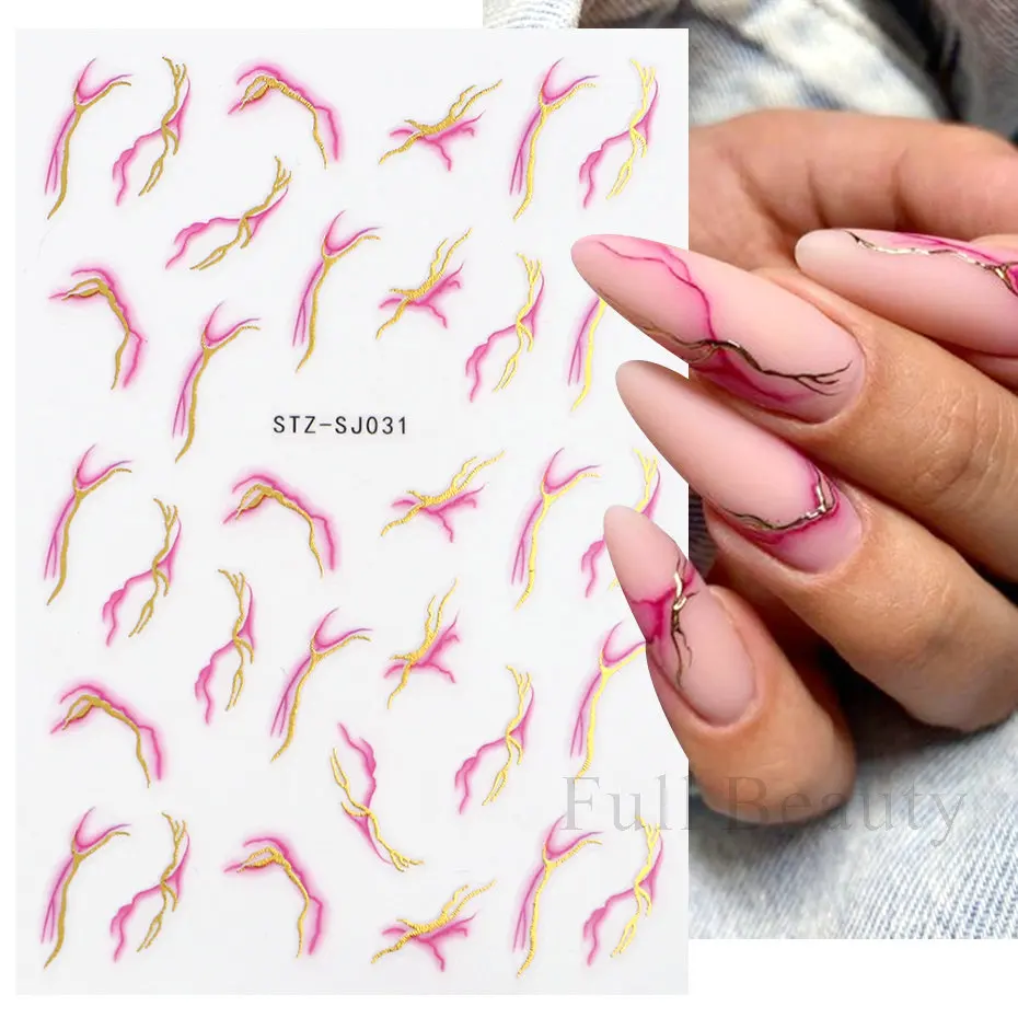 autocollants pour ongles 3d en marbre rose, étiquettes adhésives, motif aquarelle, fleurs, feuilles, art de manucure et de pédicure, lastz sj031 autocollants pour ongles 3d en marbre rose, étiquettes adhésives, motif aquarelle, fleurs, feuilles, art de manucure et de pédicure, lastz sj031