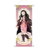 affiche murale à défilement en tissu, tapisserie suspendue, kamado tanjiro nezuko kamado giyu tomioka mitsuri kanroji, anime prup