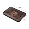 plateau à thé en bambou avec stockage d'eau, simple, accessoire de service à thé, table à thé kungfu, drainage pour la maison, le bureau et la maison