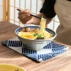 bol en mélamine de style japonais, soupe de nouilles en poudre, vaisselle en imitation porcelaine