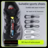 nouveau lacets de chaussures sans cravate lacets de tennis ronds sans attaches adultes enfants qualité baskets de course lacets noir blanc chaussures accessoires
