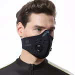 Masques faciaux réutilisables pour sports de plein air pour hommes Masques anti-poussière Masque anti-poussière au charbon actif avec filtre supplémentaire Coton Halloween Cosplay Masques faciaux réutilisables pour sports de plein air pour hommes Masques anti-poussière Masque anti-poussière au charbon actif avec filtre supplémentaire Coton Halloween Cosplay