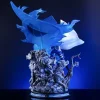 26,5 cm anime naruto figurines debout kakashi pvc statue collection figurines chambre ornement à la main garçon anniversaire jouet cadeaux