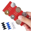 changeur de pièces de monnaie de couleur, porte monnaie en plastique, porte monnaie multi positions, distributeur de pièces de monnaie, boîte de rangement de pièces de monnaie japonais
