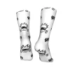 cool jujutsu kaisen anime chaussettes de basket ball mignon gojo sensei polyester chaussettes longues pour unisexe respirant