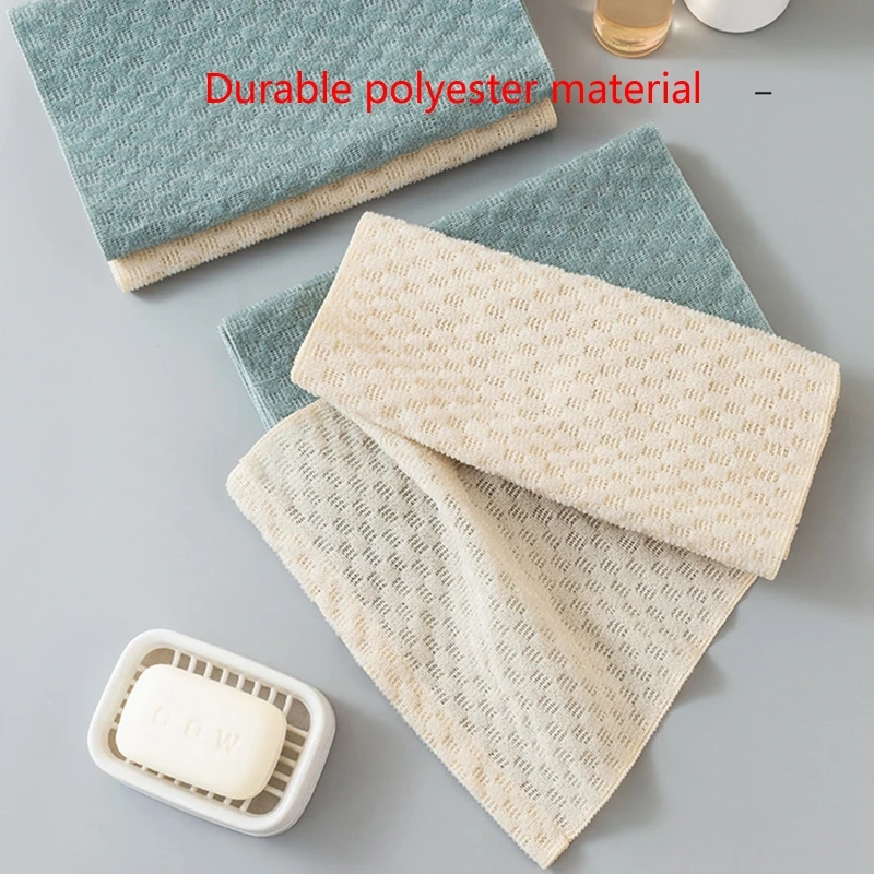 toilette japonais à friction, épurateur brosse à serviettes en polyester pour serviettes gommage douche, toilette japonais à friction, épurateur brosse à serviettes en polyester pour serviettes gommage douche,