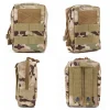 pochette tactique molle edc, pochette utilitaire compacte 600d, sac à outils polyvalent, sac de rangement, sacs à outils avec panneau de plate forme de cuisse