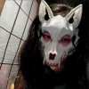 masque d'halloween demi visage, dragon, dieu, tigre féroce, fourche de nuit, tengu, loup, crâne de performance, nouvelle collection 2024