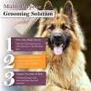 brosse pour chien pour la mue et le toilettage, outil de démêlage élégant pour chiens à poils courts et longs, 5 pouces de long, poids de 4oz ez
