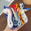 1/5 paires de chaussettes à motif d'anguille à bout fendu pour femmes et hommes, couvre pieds de dessin animé, bas à mi tube d'aquarium abstrait drôle