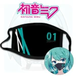 Hatsune Miku 01 Masque facial en coton Masques réutilisables pour adultes Mode Fans de Miku Décoration faciale Homme Femmes Anime Comic-Con Chanteur virtuel Hatsune Miku 01 Masque facial en coton Masques réutilisables pour adultes Mode Fans de Miku Décoration faciale Homme Femmes Anime Comic-Con Chanteur virtuel