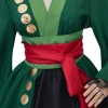 anime femmes roronoa zoro cosplay costume kimono uniforme zoro perruque robe tenue pour femme hommes halloween costume pour bande dessinée con